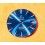OMEGA CO-AXIAL PREOWNED SEAMASTER AQUA TERRA WATCH BLUE METAL DIAL SWISS STEEL WATCH