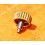 ROLEX 24-703-8 original gold color crown triplock 703 Watch Crown Part Submariner date 1680/8, 16613, 16618, 16808, 16083