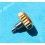 ROLEX RARE VINTAGE & RARE COURONNE MONTRES ROLEX OYSTER OR JAUNE Ø6mm Twinlock