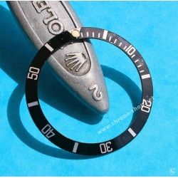 Rolex factory Submariner Watch Insert Black Luminova luminous Bezel 16800, 168000, 16610 Part