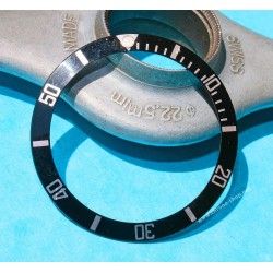 Rolex factory Submariner Watch Insert Black Luminova luminous Bezel 16800, 168000, 16610 Part