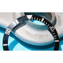 Rolex factory Submariner Watch Insert Black Luminova luminous Bezel 16800, 168000, 16610 Part