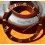 ROLEX INSERT GRADUE CHOCOLAT LUNETTE MONTRES 16800, 168000, 16610 SUBMARINER DATE & PERLE TRITIUM