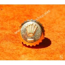 Rolex Genuine Datejust 6mm Twin Lock 18K Yellow Gold Watch Winding Crown Part