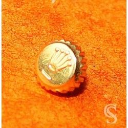 Rolex Genuine Datejust 6mm Twin Lock 18K Yellow Gold Watch Winding Crown Part