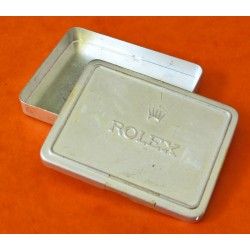 ROLEX SQUARE GENUINE TIN FOR PARTS DIALS HANDS OR SPARES 