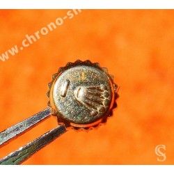 Rolex Genuine Datejust 6mm Twin Lock 18K Yellow Gold Watch Winding Crown Part