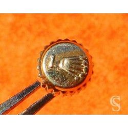 Rolex Genuine Datejust 6mm Twin Lock 18K Yellow Gold Watch Winding Crown Part