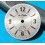 VULCAIN Rare preowned Cricket Dual Time GMT Silver watch Dial Ref. 100105.019L