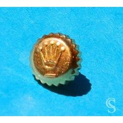 Rolex Genuine Preowned Datejust 6mm Twin Lock 18K Yellow Gold Watch Winding Crown Part