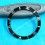 Rolex Sea Dweller 16660, 16600 genuine Mint Black Patina Bezel Insert graduated watch Luminova dot