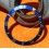 ROLEX RARE INSERT GRADUE LUNETTE BLEU MONTRE SUBMARINER DATE 16613, 16618, 16803, 16808 PERLE LUMINOVA