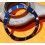 ROLEX RARE INSERT GRADUE LUNETTE BLEU MONTRE SUBMARINER DATE 16613, 16618, 16803, 16808 PERLE LUMINOVA