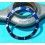 ROLEX RARE INSERT GRADUE LUNETTE BLEU MONTRE SUBMARINER DATE 16613, 16618, 16803, 16808 PERLE TRITIUM