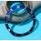 ROLEX RARE INSERT GRADUE LUNETTE BLEU MONTRE SUBMARINER DATE 16613, 16618, 16803, 16808 PERLE TRITIUM