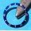 ROLEX RARE INSERT GRADUE LUNETTE BLEU MONTRE SUBMARINER DATE 16613, 16618, 16803, 16808 PERLE TRITIUM