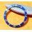ROLEX RARE INSERT GRADUE LUNETTE BLEU MONTRE SUBMARINER DATE 16613, 16618, 16803, 16808 PERLE LUMINOVA