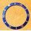 ROLEX RARE INSERT GRADUE LUNETTE BLEU MONTRE SUBMARINER DATE 16613, 16618, 16803, 16808 PERLE LUMINOVA