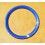 ROLEX RARE INSERT GRADUE LUNETTE BLEU MONTRE SUBMARINER DATE 16613, 16618, 16803, 16808 PERLE LUMINOVA
