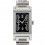 Bvlgari Cadran Noir montres Quartz Rettangolo RT395 acier
