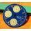 Breitling Original Cadran Bleu & or Montres Chronograph Chronomat Or jaune & Acier Ref D13352