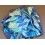 Foulard soie publicité montres ROLEX mode luxe bleu authentique