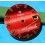 Vintage & Original Zodiac Automatic Deep Red Fire Color Wrist Watch Dial Spare Part
