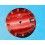 Vintage & Original Zodiac Automatic Deep Red Fire Color Wrist Watch Dial Spare Part