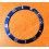 ROLEX RARE INSERT GRADUE LUNETTE BLEU MONTRE SUBMARINER DATE 16613, 16618, 16803, 16808 PERLE LUMINOVA