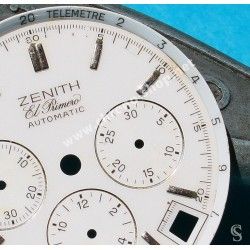 Zenith Cadran noir Date montres vintages ref Rainbow Elite 02.0471.670/21