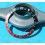 ROLEX INSERT GRADUE 24H DE LUNETTE MONTRES GMT MASTER 16700, 16710, 16760 FAT LADY FADED FAT FONT SERIFS COULEUR COKE