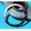 ROLEX INSERT GRADUE 24H DE LUNETTE MONTRES GMT MASTER 16700, 16710, 16760 FAT LADY FADED FAT FONT SERIFS COULEUR COKE