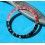 ROLEX INSERT GRADUE 24H DE LUNETTE MONTRES GMT MASTER 16700, 16710, 16760 FAT LADY FADED FAT FONT SERIFS COULEUR COKE