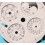 IWC Rare Genuine OEM Watch part white dial horology Moonphase, Calendar, day & date
