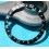 ROLEX 90's ALL BLACK NOIR INSERT SERIFS GRADUE 24H LUNETTE MONTRES GMT MASTER 16700, 16710, 16760