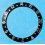 ROLEX VINTAGE INSERT COULEUR NOIRE ALL BLACK GRADUE 24H MONTRES VINTAGES GMT MASTER 16750, 1675