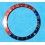 Rolex GMT Master watch Sexy Faded PEPSI Blue & Pink Red color S/S 16700, 16710, 16760 Bezel 24H Insert Part