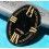 CHOPARD Happy Sport Oval Rare Cadran Quartz Noir Chiffres Romains Montres dames ref 27/8418-23
