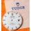 TUDOR Authentique & Rare Cadran ARGENT de montres DAY-DATE Rotor SELF-WINDING 100m Ref 23010