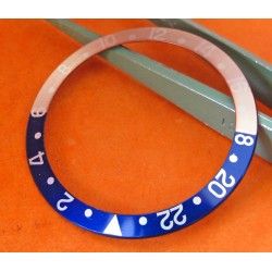 Rolex GMT Master Faded PEPSI Blue Red S/S 16700 Bezel Insert Part 