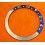 Rolex GMT Master Faded PEPSI Blue Red S/S 16700 Bezel Insert Part 