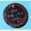 BREITLING EXOTIC BLACK NAVITIMER CHRONO-MATIC VINTAGE WATCH PART PINK-RED DIAL