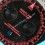 BREITLING EXOTIC BLACK NAVITIMER CHRONO-MATIC VINTAGE WATCH PART PINK-RED DIAL
