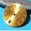 OMEGA PREOWNED SEAMASTER AQUA TERRA WATCH GOLDEN DIAL SWISS STEEL WATCH