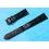 New Patek Philippe Black Leather Crocodile Watch Band Strap 18/14mm Wid