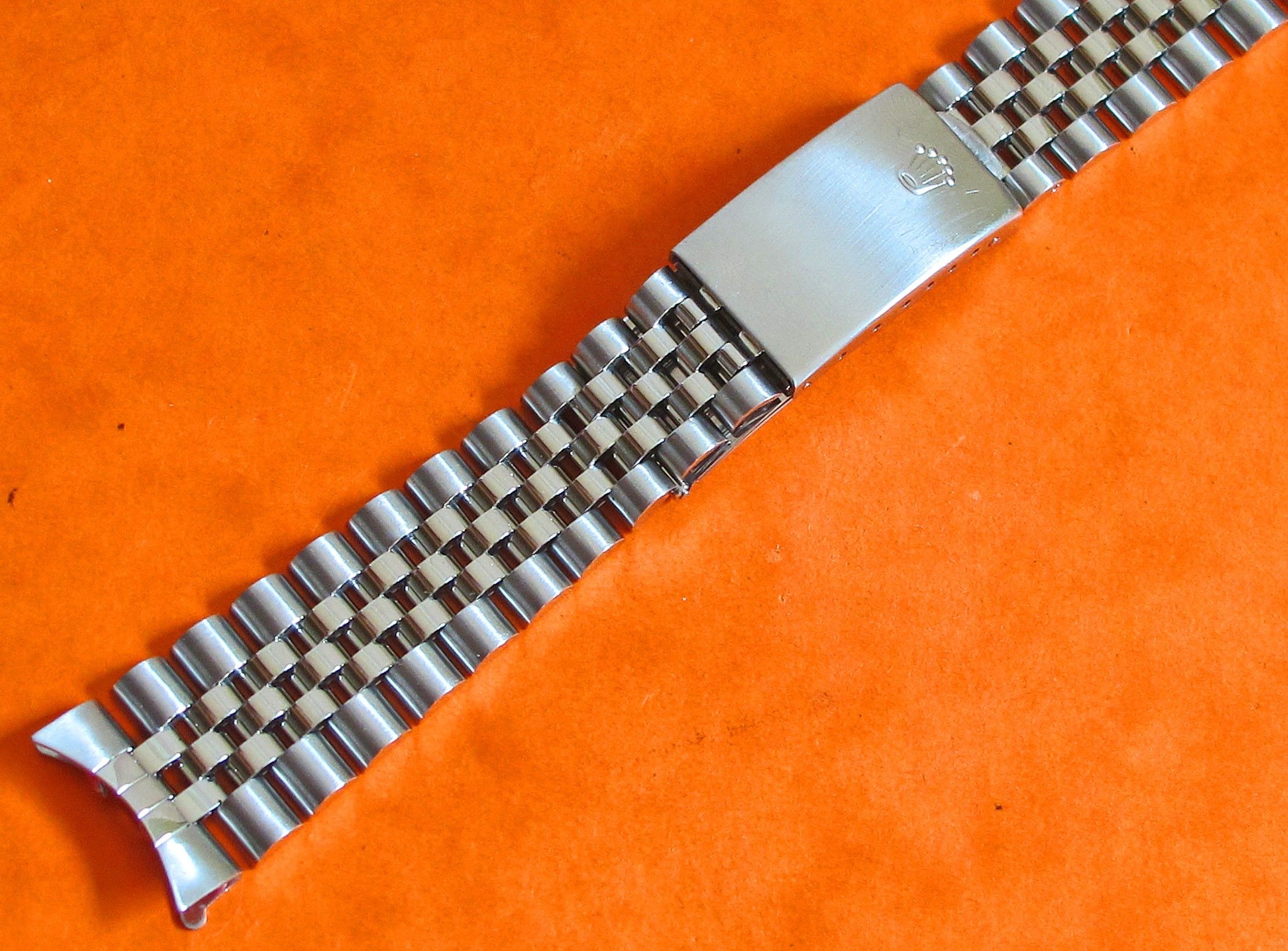 Rolex Jubilee Stainless Steel Man Watch Bracelet 20mm For 1675 1655 1601  1603 vintage