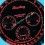 BREITLING CADRAN EXOTIQUE MONTRE MONTBRILLANT CHRONOMETRE AUTOMATIQUE COULEUR NOIR & ROSE Ø29mm