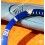 ROLEX RARE INSERT GRADUE LUNETTE BLEU MONTRE SUBMARINER DATE 16613, 16618, 16803, 16808 PERLE TRITIUM
