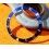 ROLEX RARE INSERT GRADUE LUNETTE BLEU MONTRE SUBMARINER DATE 16613, 16618, 16803, 16808 PERLE TRITIUM