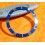 Rolex Submariner Date 18k Gold & 16613, 16803, 16808, 16618 Watch Bezel Blue Insert Graduated Luminova Dot